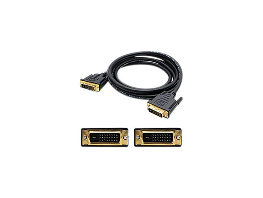 AddOn DVID2DVIDDL10F AddOn 3.05m (10.00ft) DVI-D Dual Link (24+1 pin) Male to Male Black Cable - 100% compatible with select devices.