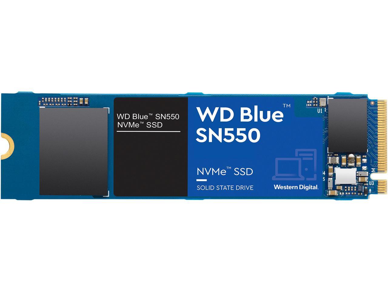 Western Digital WD Blue SN550 NVMe M.2 2280 250GB PCI-Express 3.0 x4 3D NAND Internal Solid State Drive (SSD) WDS250G2B0C