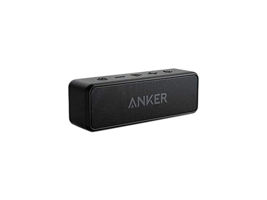 Anker Soundcore 2 Portable Bluetooth Speaker with 12W Stereo Sound, Bluetooth 5, Bassup, IPX7 Waterproof, 24-Hour Playtime, Wireless Stereo Pairing, Speaker for Home, Outdoors, Travel