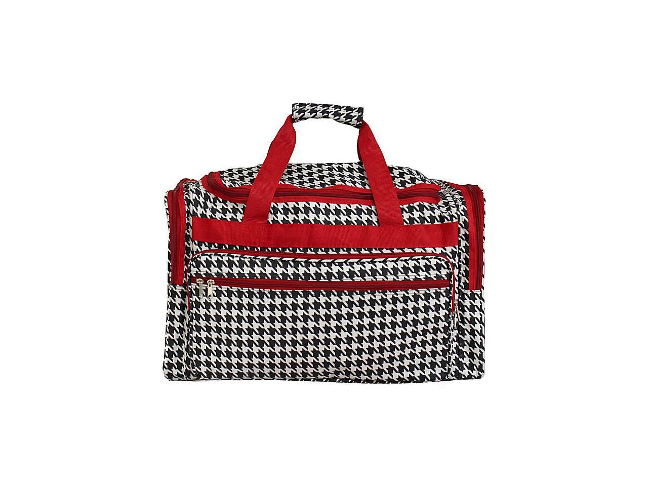 World Traveler Houndstooth 19in. Shoulder Duffle Bag