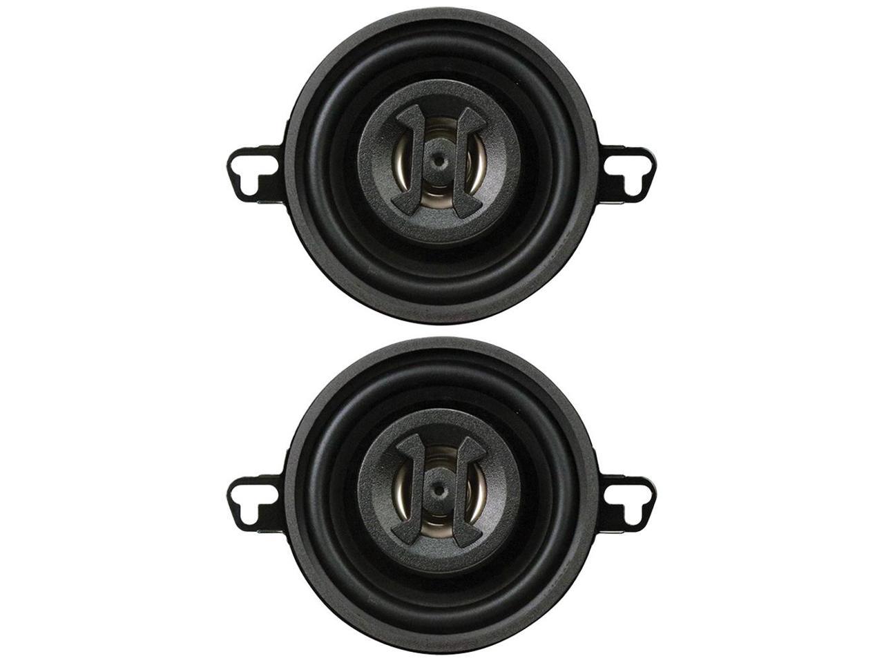 (Pack of 2) Hifonics ZS35CX Zeus 3.5 Coaxial Speaker ,BLACK