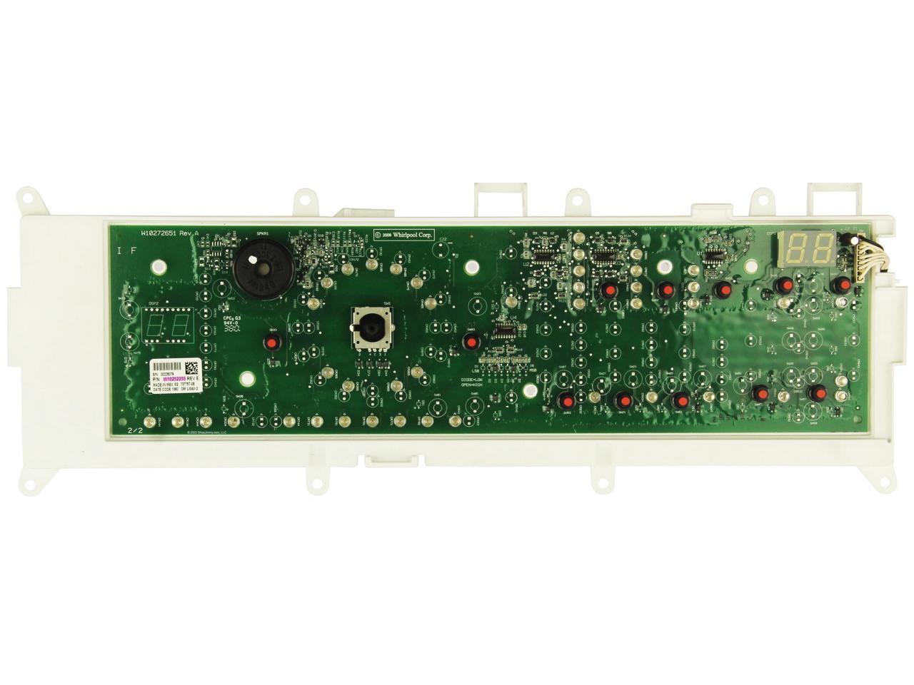 Whirlpool Washer WPW10269599 W10269599 User Display and Control Board