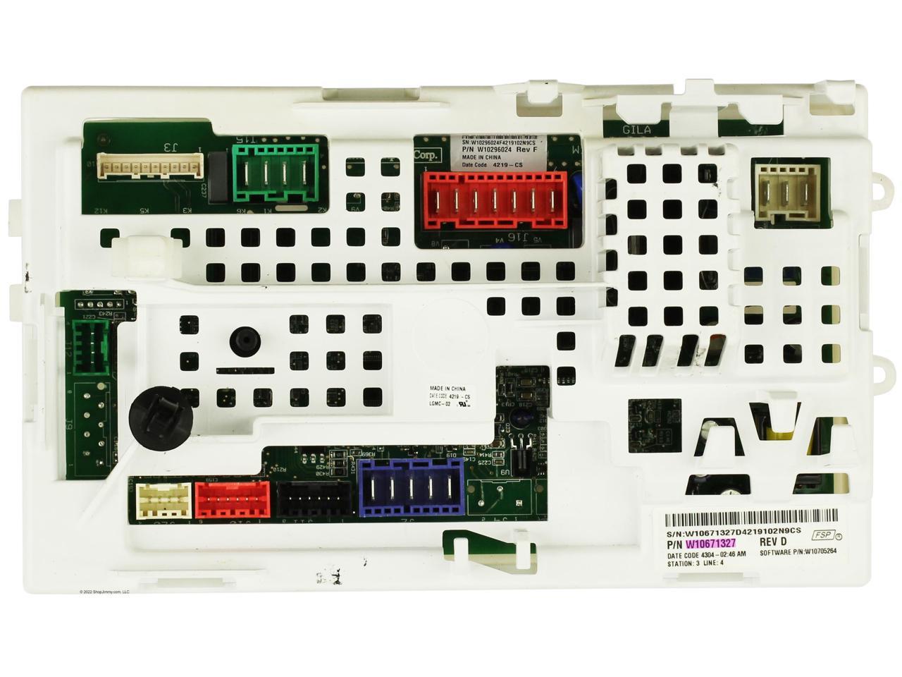 Whirlpool Washer W10671327 Main Control Board