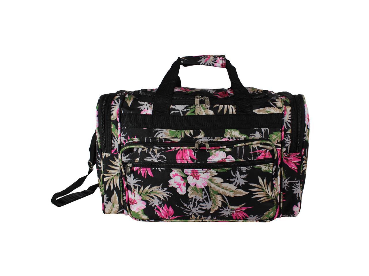 World Traveler 19-Inch Carry-On Duffel Bag - Tropical Flowers