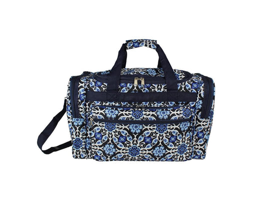 World Traveler 19-Inch Carry-On Duffel Bag - Winter Flower