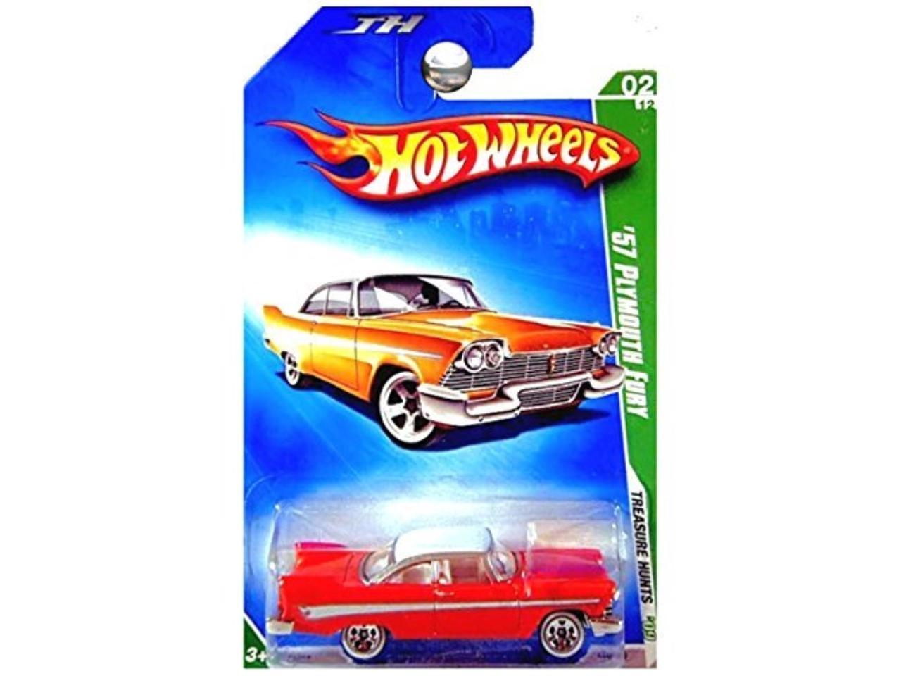 2009 Hot Wheels Treasure Hunts, 1957 Plymouth Fury, 02 of 12, 044/190