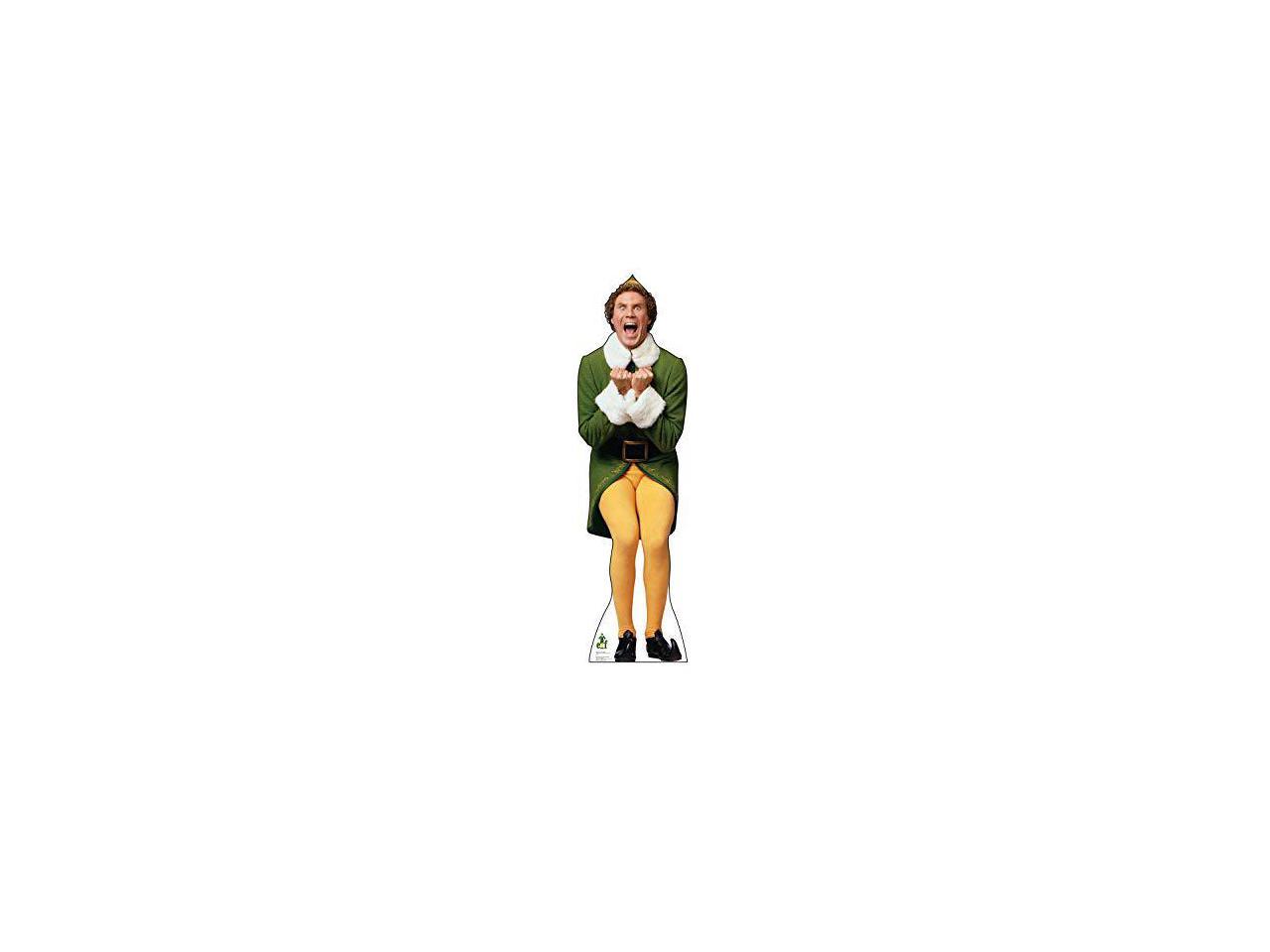 Advanced Graphics Buddy The Elf Excited Life Size Cardboard Cutout Standup - Elf (2003 Film)