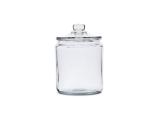 anchor hocking 77916 heritage hill canister, glass, 1/2gallon