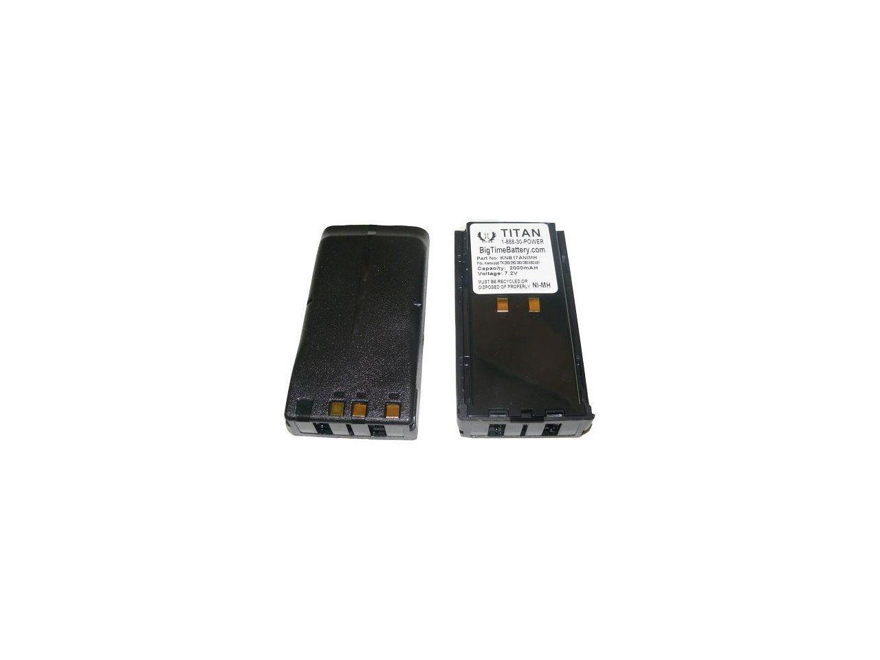 2 x 2100mAh KNB-17A KNB-21N KNB-22N Battery for KENWOOD TK-280 TK-380 TK-480