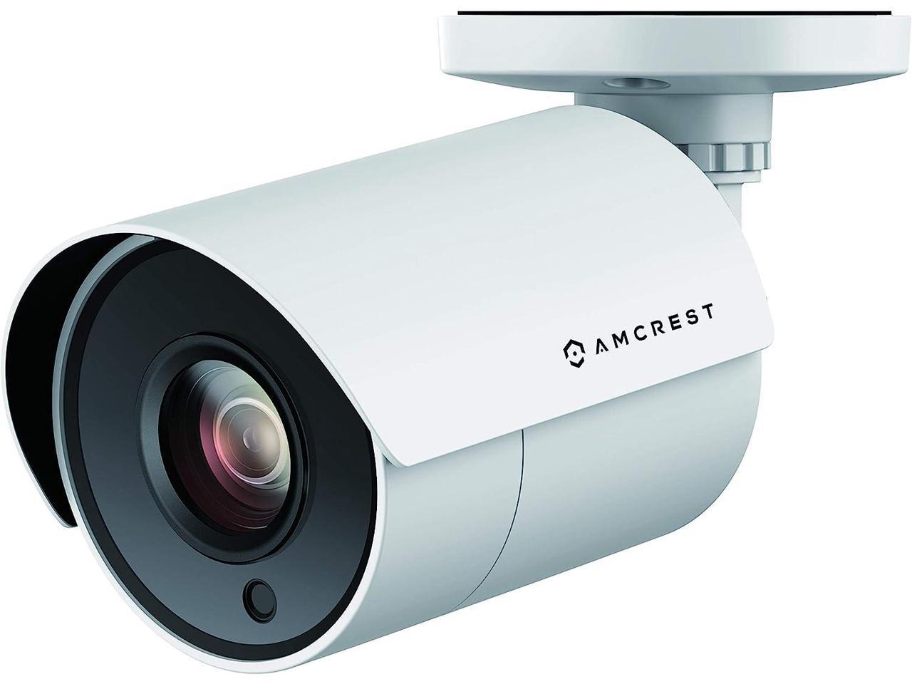 Amcrest UltraHD 4K Bullet Outdoor Security Camera, 4K (8-Megapixel), Analog Camera, 100ft Night Vision, Heavy Duty Housing, 3.6mm Lens 87¡ã Wide Angle, White (AMC4KBC36P-W) (Used)