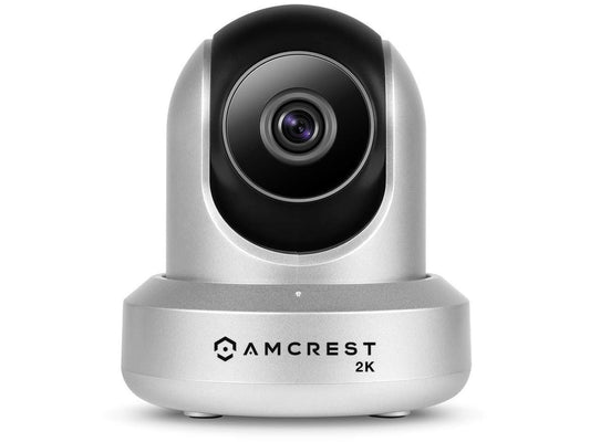 Amcrest UltraHD 2K WiFi Camera 3MP Security Wireless IP Camera with Pan/Tilt, Dual Band 5ghz/2.4ghz, Two-Way Audio, Wide 90¡ã Viewing Angle and Night Vision IP3M-941S (Silver)