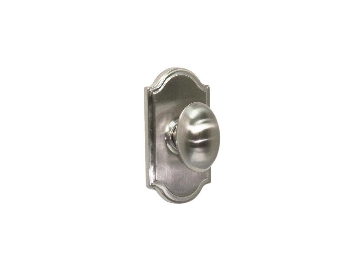 Weslock 01710JNJNSL20 Julienne Privacy Door Knob Set with Premiere Rosette, Satin Nickel