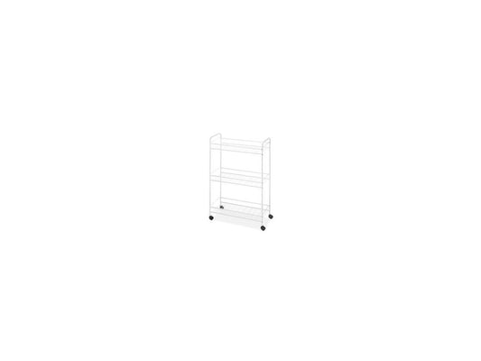 WHITMOR 6023-6001 Household Cart Slim 3Tier Wht