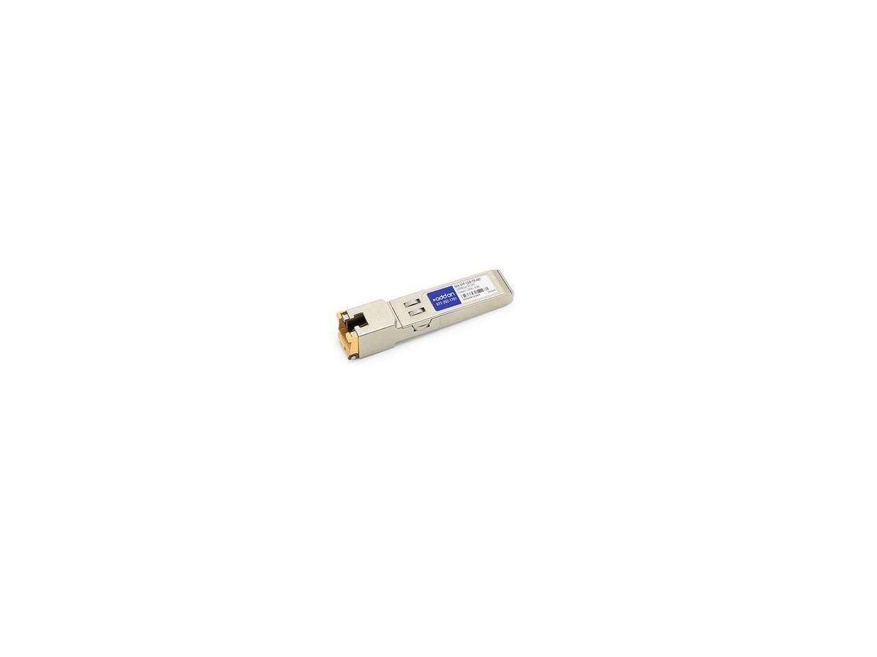 AddOn Meraki now Cisco MA-SFP-1GB-TX Compatible 1000Base-TX SFP Transceiver (Copper, 100m, RJ-45)