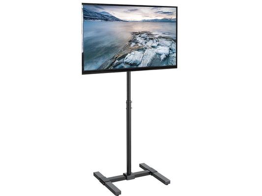 VIVO TV Display 13 to 50 Floor Stand, Height Adjustable Mount for Flat Panel LED LCD Plasma Screen, STAND-TV07