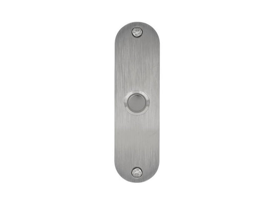 Waterwood Stainless Steel Modern Oval Doorbell