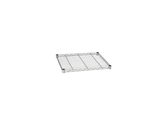 ZORO SELECT 5GRW8 Wire Shelf 72x18, Chrome