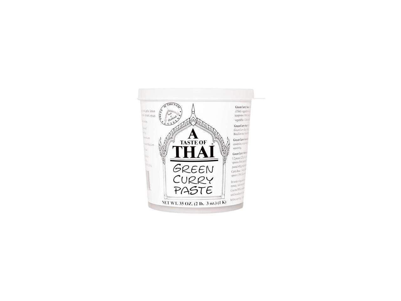 A TASTE OF THAI 8064 Green Curry Paste, PK3