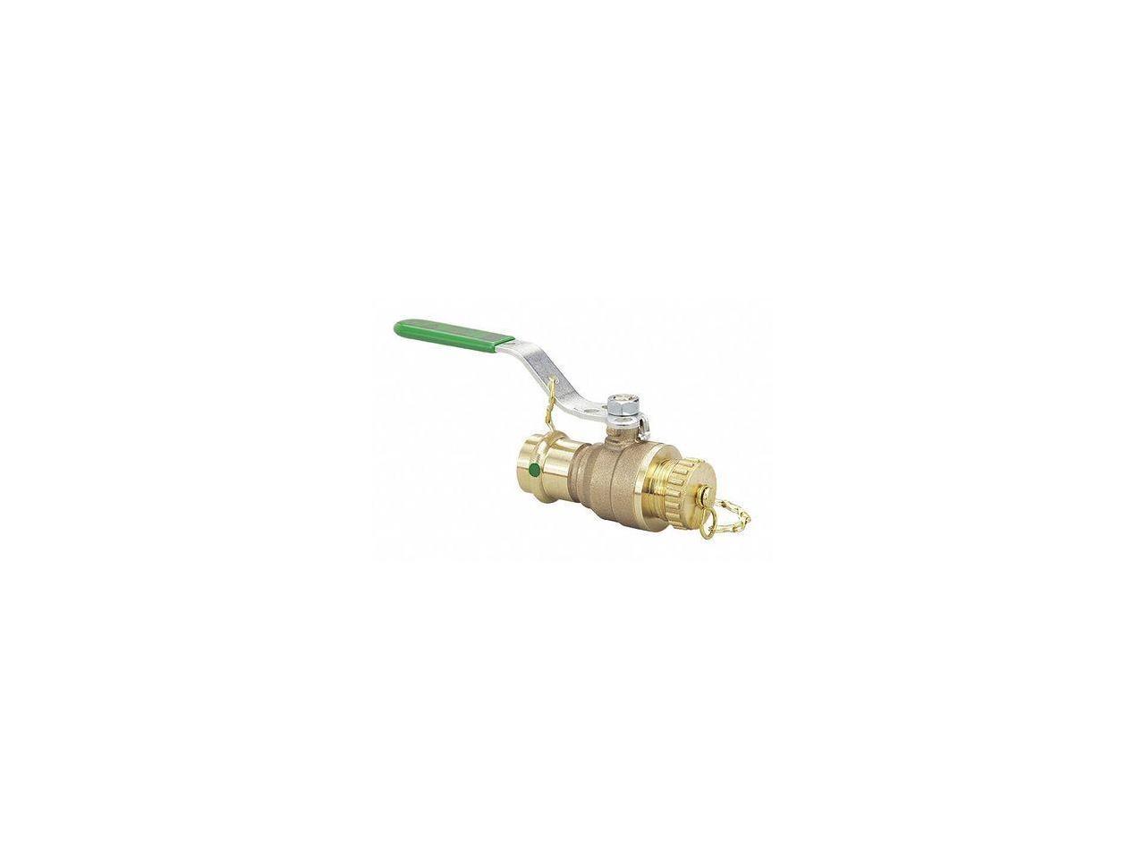 VIEGA 79875 Ball Valve,P:1/2,Hose:3/4