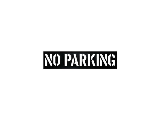 ZORO SELECT 3W626 Parking Lot Legend,No Parking,Plastic