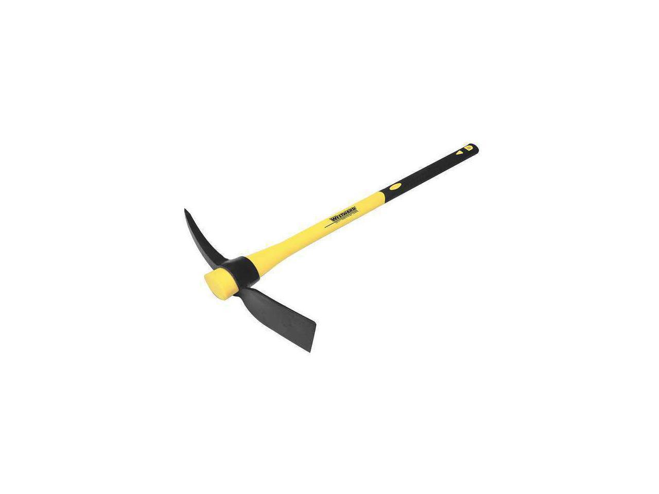 WESTWARD 20C885 5 lb Pick Mattock, 4 in L Head, 36 in L Fiberglass Handle