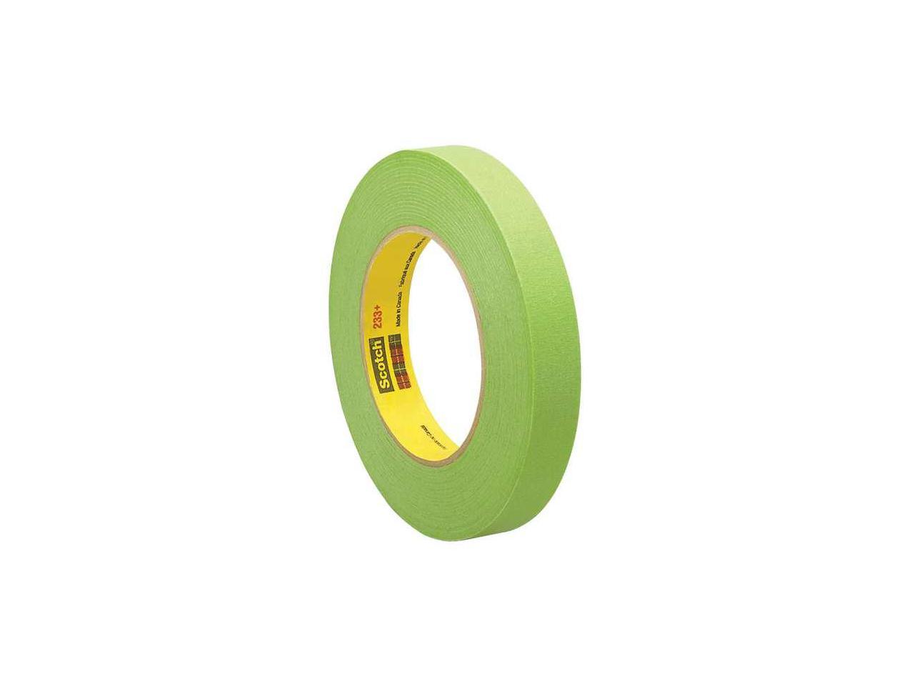 3M 233+/401+ Masking Tape,13/32 in. W x 60 yd. L,PK10