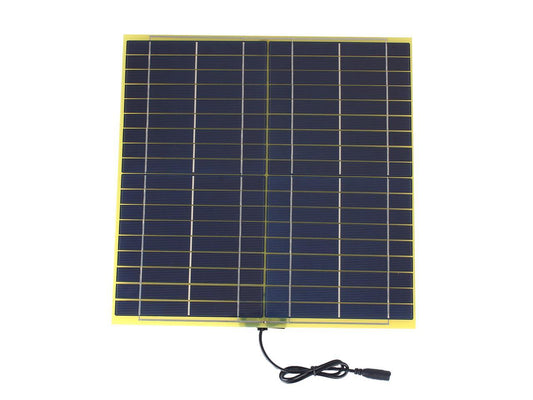 15W 18V 850mA Glass Fiber Solar Cell Solar Panel For 12V Car Battery Charger