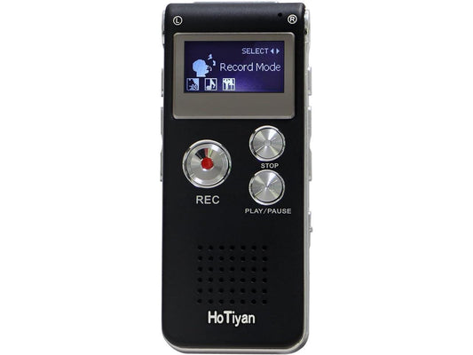 Voice Recorder 16GB Capacity Voice Activated Recording Device Digital Voice Recorder for Lectures, Meetings, Interviews Audio Recorder with USB Rechargeable WAV/MP3 Tape Recorder (16GB)