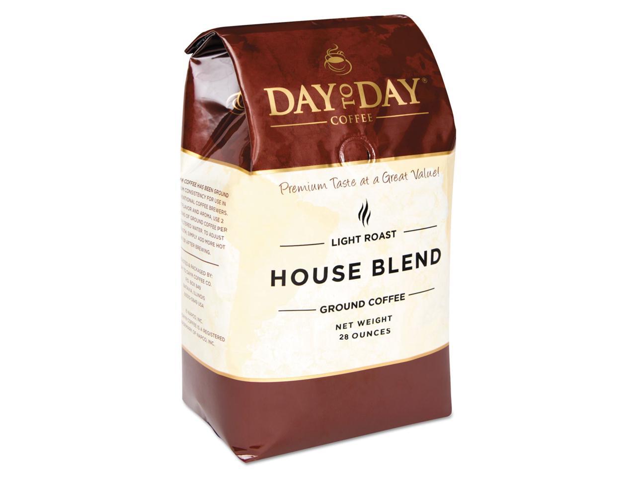 100% Pure Coffee, House Blend, Ground, 28 Oz Bag, 3/pack