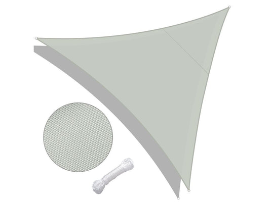 16 Ft Triangle Sun Shade Sail Canopy 97% UV Block Patio Awning Outdoor Garden