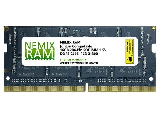 16GB SODIMM 2Rx8 Memory for Fujitsu Lifebook E448 DDR4-2666 by Nemix Ram