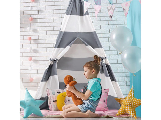 5' Indian Play Tent Teepee Children Playhouse Sleeping Dome Portable Carry Bag