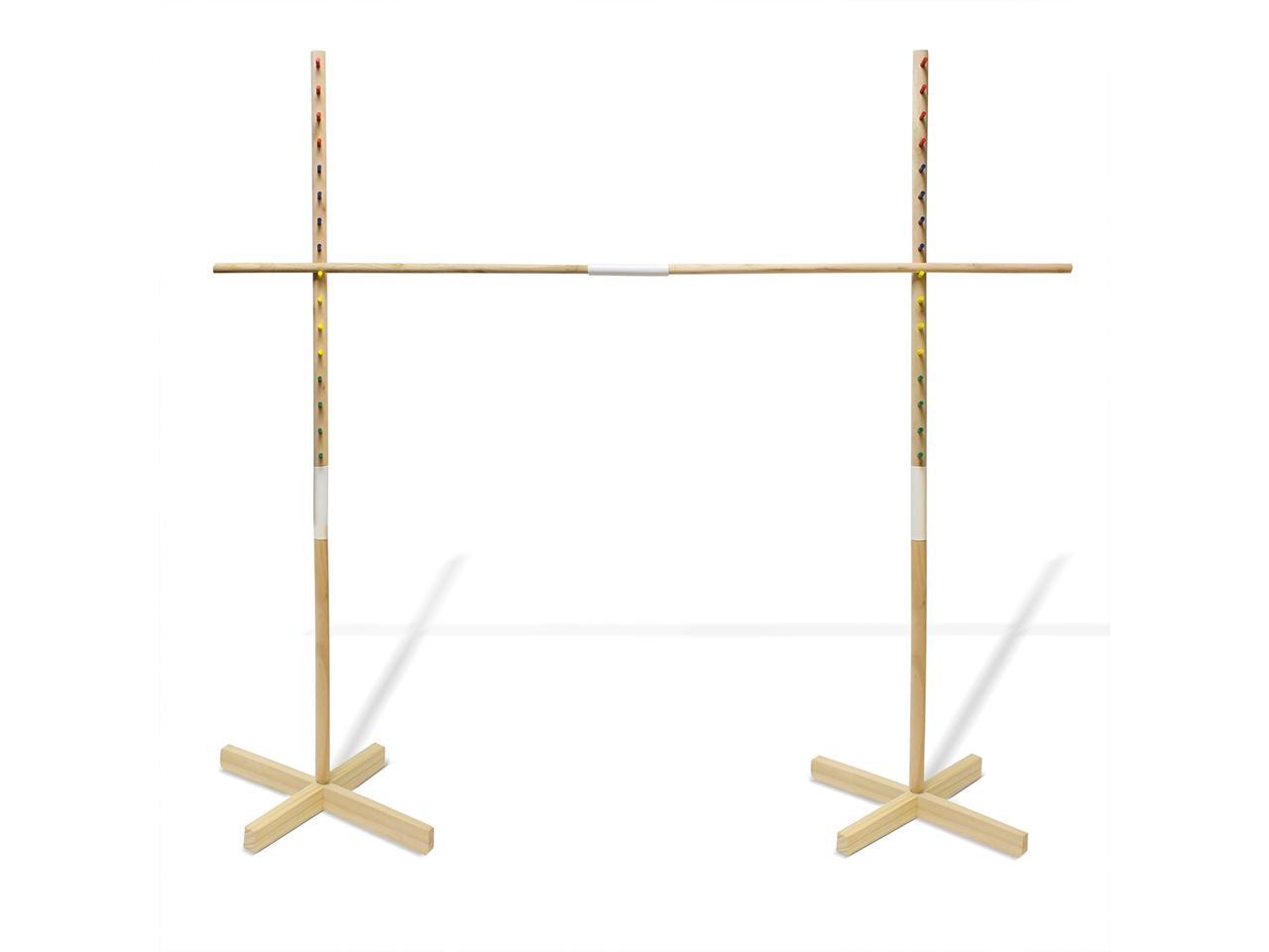 Wooden Limbo Game for Kids Adults Limbo Stick Set Limbo Pole Limbo Kit