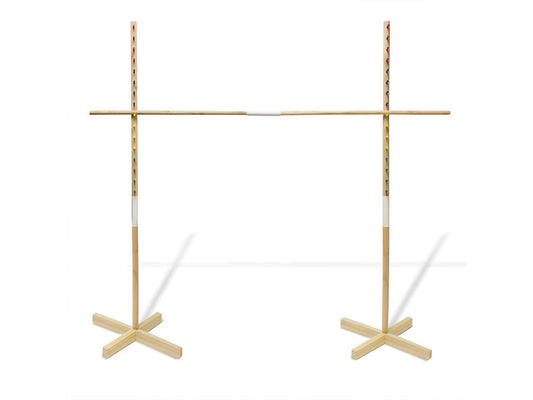 Wooden Limbo Game for Kids Adults Limbo Stick Set Limbo Pole Limbo Kit