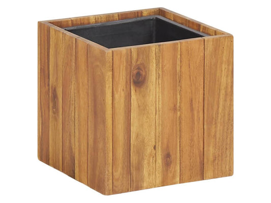 vidaXL Solid Acacia Wood Garden Raised Bed Pot 9.6x9.6x9.8 Planter Box