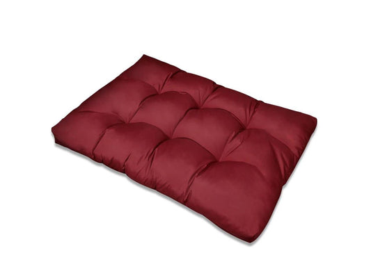 vidaXL Chair Cushion Outdoor Pallet Seat Cushion Sofa Pad Wine Red Fabric