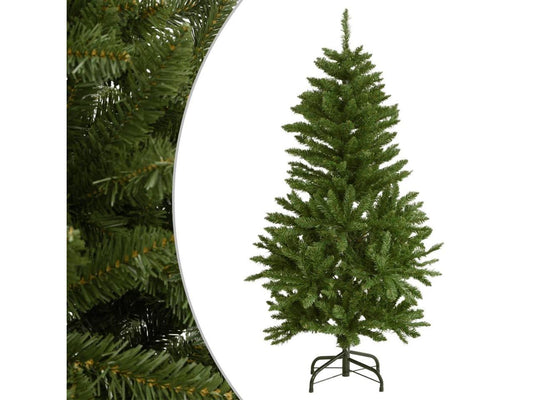 vidaXL Christmas Tree Artificial Hinged Xmas Tree Decoration with Stand Green