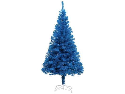 vidaXL Christmas Tree Decoration Artificial Xmas Tree with Stand Black PVC