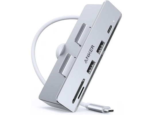 Anker 535 USB C Hub (5-in-1, for iMac), with 2 USB-A 10 Gbps Data Ports, USB-C 10 Gbps Port, SD and microSD Card Reader