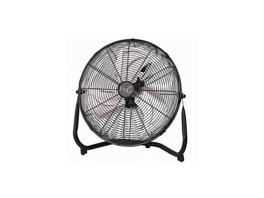 Vie Air 14 Industrial High Velocity Heavy Duty Metal Floor Fan with 3 Speed Settings