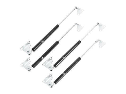 4Pcs 15 inch 200N/45LB Black Universal Lift Supports Struts Shocks Gas Spring for Car Boat RV