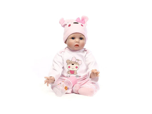 22 Lifelike Newborn Silicone Vinyl Reborn Gift Baby Dolls Handmade Full Body US