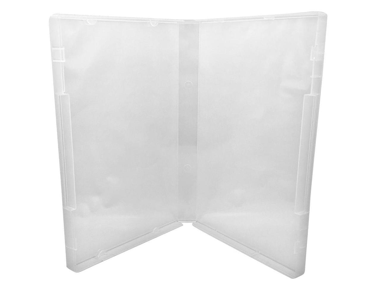 25 Clear Storage Cases 21mm for Rubber Stamps /w Tabs (No Hub)