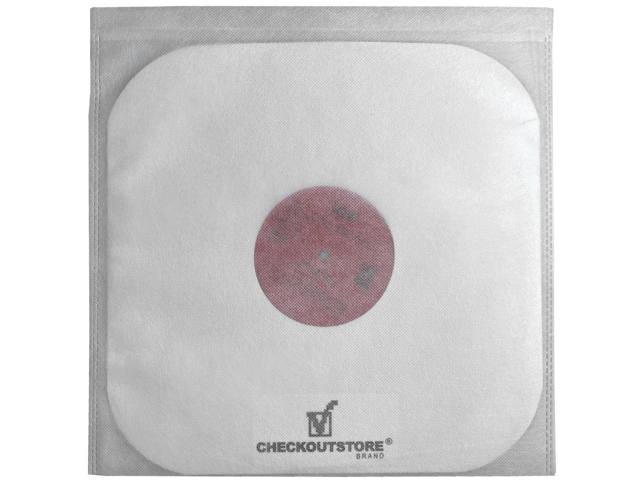 300 CheckOutStore White Non Woven Record Sleeves for 12 LP Vinyl 33 RPM Records