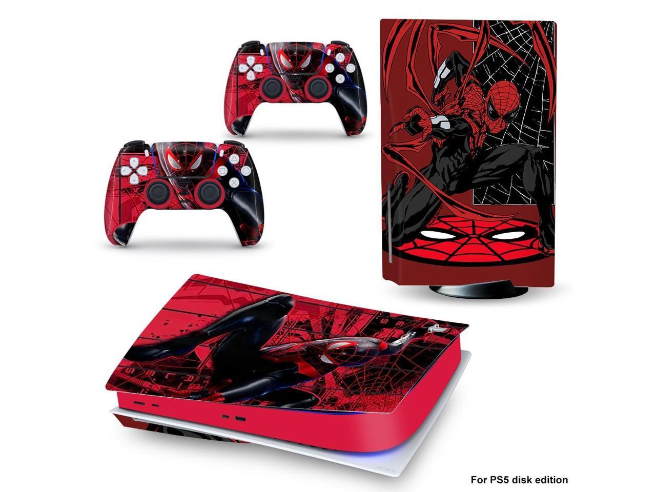 Vinyl Decal Skin Sticker Cover for PS5 Disk Skin Sticker Console and 2 Controllers Full Game Accessories(PS5dgQ-0279)