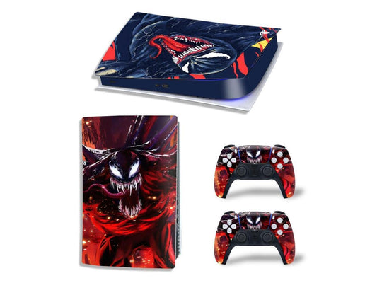 Vinyl Skin Sticker For PS5 Game Console Game Handle Full Cover Protective Film(TN-PS5Digital-10268)