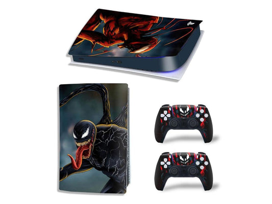 Vinyl Skin Sticker For PS5 Game Console Game Handle Full Cover Protective Film(TN-PS5Digital-10259)