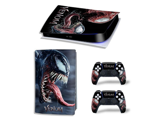 Vinyl Skin Sticker For PS5 Game Console Game Handle Full Cover Protective Film(TN-PS5Digital-7984)