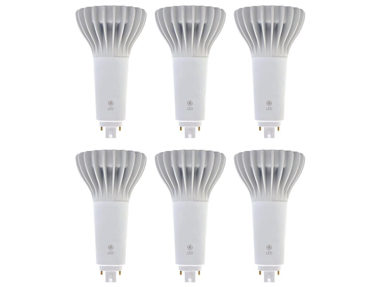 (6 bulbs) GE 39277 LED 4-Pin CFL replacement, 3000K Warm White, 18.5 watt, 1850 lumens LED lightbulb