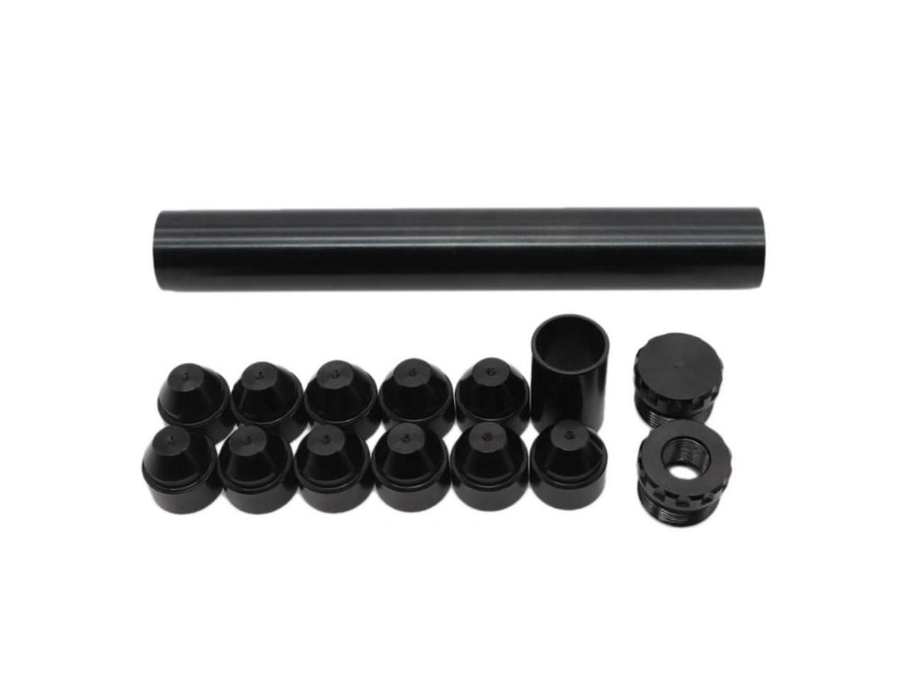 15Pcs 5/8-24 Aluminum Fuel Trap Solvent Filter for NAPA 4003 WIX 24003 Filters Black,Gray